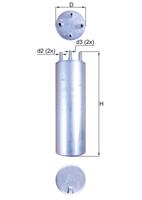 Brandstoffilter MAHLE, Diameter (mm)80,65mm, u.a. für VW