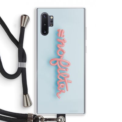 #nofilter: Samsung Galaxy Note 10 Plus Transparant Hoesje met koord