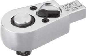 HAZET Insteek-omschakelratel 6402-1S · 9 x 12 mm insteekvierkant massief · 3/8 inch (10 mm) vierkant massief · Lengte: 61 mm