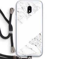 Biggest stripe: Samsung Galaxy J3 (2017) Transparant Hoesje met koord