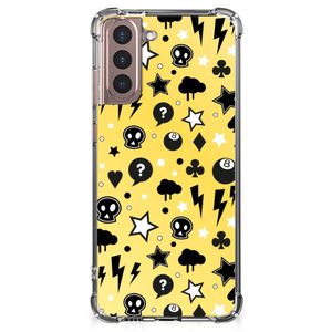 Extreme Case Samsung Galaxy S21 Plus Punk Geel