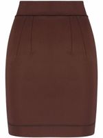 Dolce & Gabbana jupe crayon à taille haute - Marron