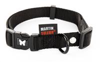 MARTIN HALSBAND VERSTELBAAR NYLON ZWART 50-70X4 CM - thumbnail