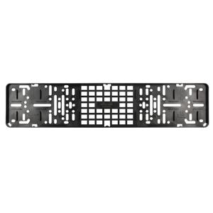 Kentekenplaathouder zwart model click zonder tekstrand 1363004