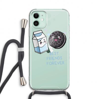 Best Friend Forever: iPhone 11 Transparant Hoesje met koord