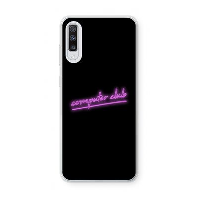 Vice Black: Samsung Galaxy A70 Transparant Hoesje