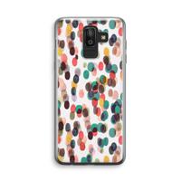 Tropical Dots: Samsung Galaxy J8 (2018) Transparant Hoesje