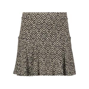 Geisha zomer skort meisjes - AOP - zwart / off wit