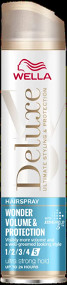 Wella Deluxe Hairspray Volume & protection Ultra Strong