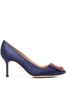 Manolo Blahnik escarpins Hangisi 70 mm - Bleu