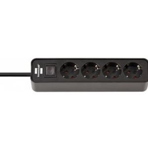 Brennenstuhl 1153240000 power uitbreiding 1,5 m 5 AC-uitgang(en) Binnen Zwart