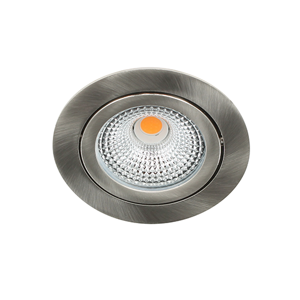 Bella LED spot kantelbaar 5Watt rond NIKKEL dimbaar