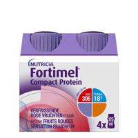Fortimel Compact Protein Verfrissende Rode Vruchten Flesjes 4x125 Ml - thumbnail