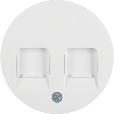Berker centraalplaat 2X RJ45 R1-R3 WT 11812089