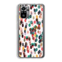 Tropical Dots: Xiaomi Redmi Note 10S Transparant Hoesje