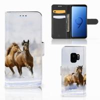 Samsung Galaxy S9 | Telefoonhoesje | Met pasjeshouder | Paarden Samsung Galaxy S9 | Telefoonhoesje | Met pasjeshouder | Paarden