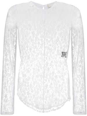 ISABEL MARANT haut Toyela en dentelle - Blanc