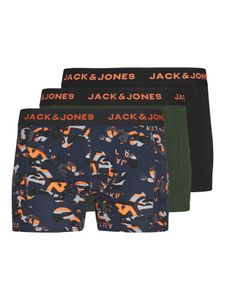 Jack & Jones Junior Jack & Jones Junior Boxershorts Trunks Jongens JACNEON Donkerblauw/Groen/Zwart