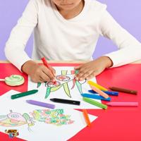BIC kids plastidecor triangle kleurkrijt, 12st.