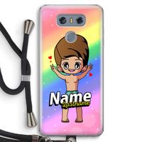 Chibi Maker man: LG G6 Transparant Hoesje met koord