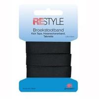 Restyle Broekstootband 15 mm x 1,25 meter 000 Zwart