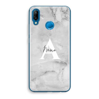 Ivory Marble: Huawei P20 Lite Transparant Hoesje