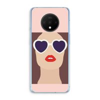 Red lips: OnePlus 7T Transparant Hoesje
