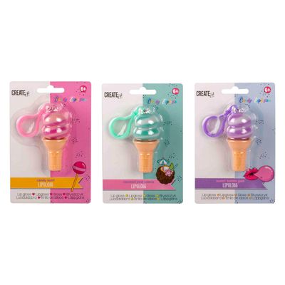 Canenco Create it! candy explosion lipgloss ijsje sleutelhanger