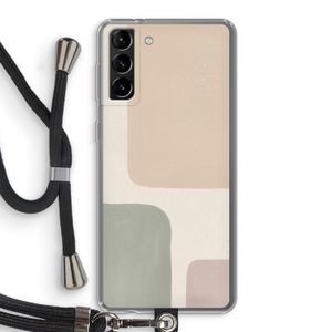 Geo #7: Samsung Galaxy S21 Plus Transparant Hoesje met koord