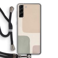 Geo #7: Samsung Galaxy S21 Plus Transparant Hoesje met koord