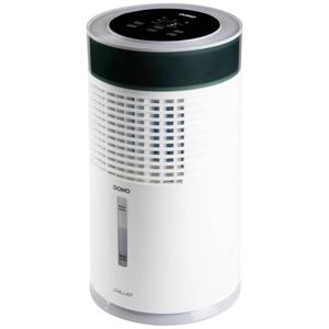 DOMO Air Cooler Chillizz Luchtkoeler 9.6 W (Ø x h) 204 mm x 380 mm Wit, Zwart Timer, Met luchtbevochtiger, LED-display