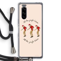 Jingle Ladies: Sony Xperia 5 Transparant Hoesje met koord