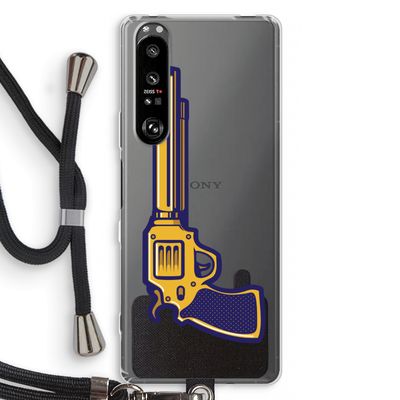 Pew Pew Pew: Sony Xperia 1 III Transparant Hoesje met koord