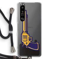 Pew Pew Pew: Sony Xperia 1 III Transparant Hoesje met koord