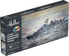 Heller 57015 STARTER KIT VICTOR SCHOELCHER - COMMANDANT RIVIERE Bouwpakket Schaal 1:400