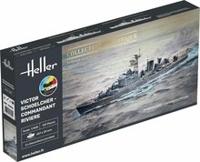 Heller 57015 STARTER KIT VICTOR SCHOELCHER - COMMANDANT RIVIERE Bouwpakket Schaal 1:400 Heller 57015 STARTER KIT VICTOR SCHOELCHER - COMMANDANT RIVIERE Bouwpakket Schaal 1:400