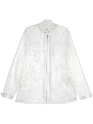 Walter Van Beirendonck veste à design transparent - Tons neutres