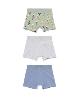 HEMA Kinderboxers raket - 3 stuks groen (groen)