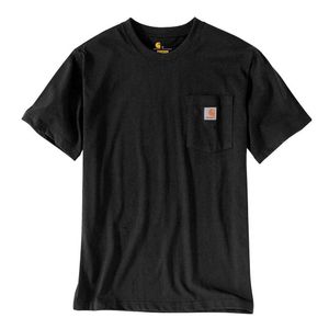 Carhartt Pocket Short Sleeve Black T-Shirt Heren