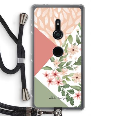 Sweet heaven geometrics: Sony Xperia XZ2 Transparant Hoesje met koord