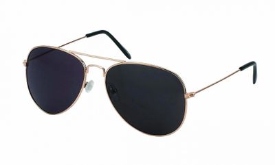 Kost zonnebril unisex aviator goud/groen (20 167)