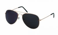 Kost zonnebril unisex aviator goud/groen (20 167) - thumbnail