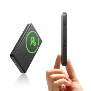 Qi2 MagSlim Power Bank (5K) Black