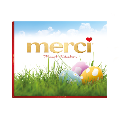 merci Vrolijk Pasen - merci Finest Selection Assorti chocolade - 8 sma