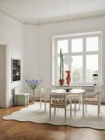 Layered - Vloerkleed Organic Scallop Wool Rug Bone White -