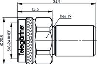 Telegärtner J01026A0012 J01026A0012 Afsluitweerstand 1 stuk(s) - thumbnail