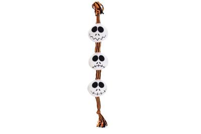 Beeztees Beeztees Halloween Spookjesballen Touw Bruin/Wit 56x10x5,5cm