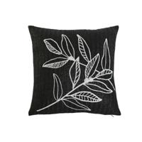 Kussen Home ESPRIT Wit Zwart 42 x 15 x 42 cm