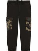 Dolce & Gabbana Kids pantalon de jogging à poches cargo - Noir - thumbnail