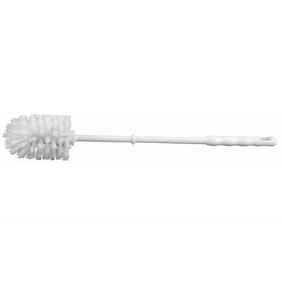 Wc/toiletborstel kunststof - wit - 37 cm - Toilet/badkameraccessoires